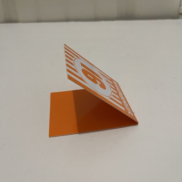 Individual WHATABURGER Restaurant Table Tent Number # 16 - Picture 6 of 7